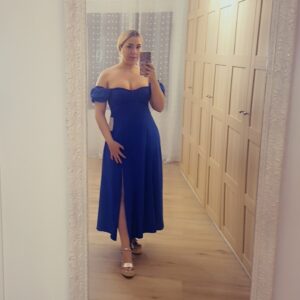 VESTIDO AZUL ELECTRICO