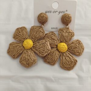 PENDIENTES FLOR